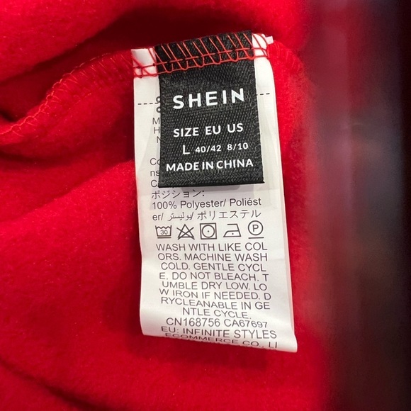 Red USA Sweatshirt Size Large NWOT - Picture 7 of 8